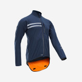 Jachetă ploaie ciclism pe șosea RC500 Bleumarin Bărbați, Van Rysel