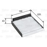 Filtru polen, habitaclu Valeo 698753