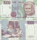 1995 (18 XII), 1.000 lire (P-114c.1) - Italia!