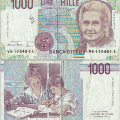 1995 (18 XII), 1.000 lire (P-114c.1) - Italia!