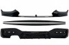 Prelungire Bara Fata BMW 1 Series F20 F21 LCI (2015-2019) cu Difuzor Bara Spate Evacuare Dubla Stanga si Extensii Praguri Laterale Hatchback M Sport N, KITT