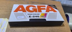 Caseta video VHS E240 Agfa #A9007 foto