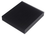 Radiator extrudat cu aripioare negru 100x90x17mm