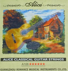 Set corzi chitara clasica electro-clasica Alice A 106H