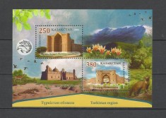 KAZAKHSTAN 2021 REGIUNEA TURKISTAN ARHITECTURA FAUNA FLORA foto