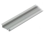 Profil Aluminiu &Icirc;ncastrat 1m pentru Module LED Natural FLAT8