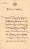 A909 Act notarial, 1903, Chișineu-Criș județul Arad