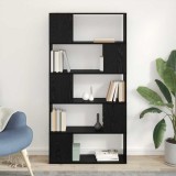 VidaXL Centru de divertisment Negru 80 x 24 x 155 cm Lemn compozit