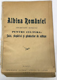 Albina Romaniei - soc romana pt cultura soiei stupariei si gandacilor de matase