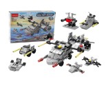 Set de constructie elicopter, 117 elemente, 21 x 15 x 5 cm, Lean 20964