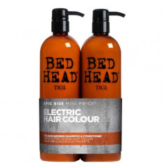 Pachet Sampon + Balsam pentru par vopsit Bed Head Colour Goddess, 750 + 750 ml, Tigi