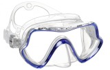 Masca de snorkeling Mares Aquazone Pure Vision, pentru adulti, Unisex, Albastru, transparent - RESIGILAT