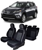 Cumpara ieftin SET HUSE SCAUN TOYOTA RAV 4 2013-2017(BANCHETA FRACTIONATA)