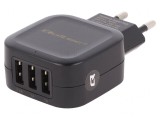 Alimentator USB 5V 3.4A 17W pentru Tabletă, QOLTEC