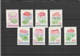 ROMANIA 1968 LP 678 MUSCATE DE GRADINA SERIE MNH NESTAMPILATA
