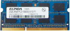 Memorie Ram Laptop Elpida 2GB DDR3 PC3-10600S 1333Mhz EBJ21UE8BFU0 foto