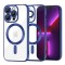 Husa premium iPhone 13 Pro Techsuit Luxury Crystal MagSafe, albastru
