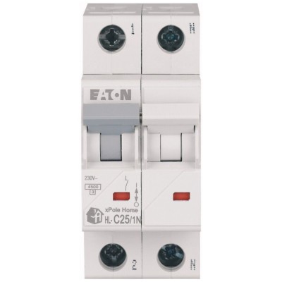 Siguranta automata 25A 1P+N C 4,5ka Xpole Eaton HL-C25 1N foto