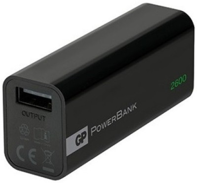 Acumulator portabil powerbank GP 2600mAh negru 1C02AB foto