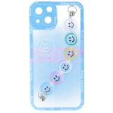 Toc TPU Smiley Chain Apple iPhone 13 Blue