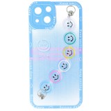 Toc TPU Smiley Chain Apple iPhone 13 Blue