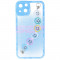 Toc TPU Smiley Chain Apple iPhone 13 Blue