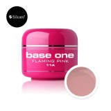 Gel uv Base One Color Red Ros Flaming Pink 5g, Silcare