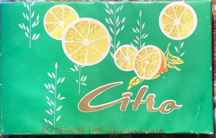 CITRO BOMBOANE FINE DE CIOCOLATA 1965/CUTIE PENTRU BOMBOANE IN STARE FOARTE BUNA