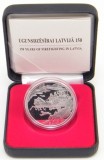 LETONIA 2015 - 5 Euro Argint 925/ 22 gr/ 35 mm &ldquo; Firefighting in Latvia&rdquo; Proof, Europa