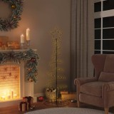 vidaXL Pom de Crăciun LED 100 LED-uri Alb Cald 150 cm