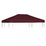 VidaXL Acoperiș pentru pavilion, 310 g/m&sup2;, roșu bordo, 3 x 4 m