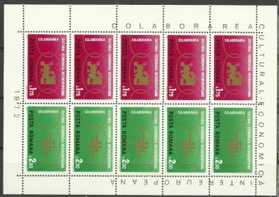 1972 - Colaborarea, bloc neuzat foto