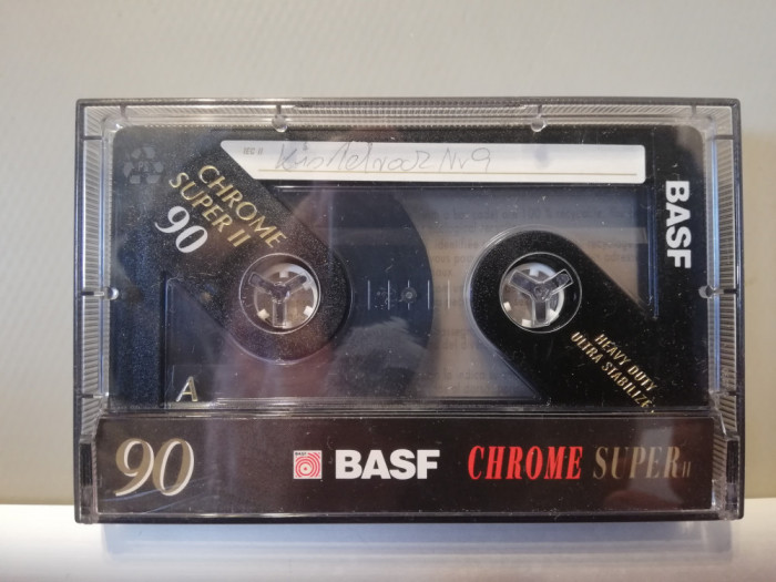 casete audio BASF Chrome Super - 90 min - made RFG - stare: Perfecta