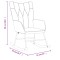 Scaun balansoar, crem, material textil - 8