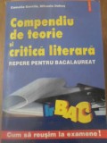COMPENDIU DE TEORIE SI CRITICA LITERARA. REPERE PENTRU BACALAUREAT-C. GAVRILA, M. DOBOS-261333
