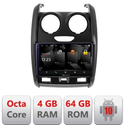 Navigatie Dacia Duster 2012-2019 5510-157 Android Octa Core 720p 4+64 DSP 360 camera carplay android auto CarStore Technology