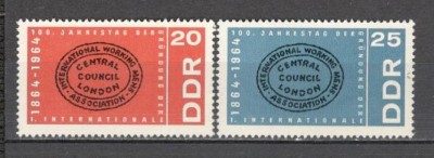D.D.R.1964 100 ani Asociatia internationala a muncii SD.150 foto