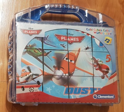 Puzzle cu cuburi Clementoni - Disney Planes (Avioane), 12 piese foto