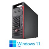 Workstation Fujitsu CELSIUS M770, W-2123, 16GB DDR4, Quadro P400, Win 11 Pro