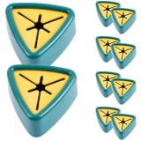 Set 10 Agatatori pentru Prosoape, Mercaton, Autoadezive, Impermeabile, Montaj pe Perete, Sistem Push Free, Verde