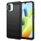 Husa Xiaomi Redmi A1 Techsuit Carbon Silicone, negru