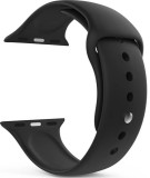 Curea din silicon pentru ceas Apple Watch 42-44 mm neagra