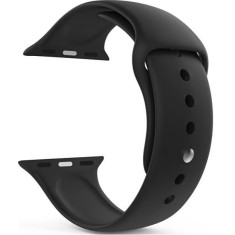 Curea din silicon pentru ceas Apple Watch 42-44 mm neagra