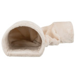 Cumpara ieftin Tunel Plush pentru Rozatoare, 27x21x80 cm, Bej, 63102, Trixie