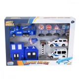Set de joaca cu vehicule, Maxx Wheels, City Police