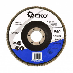 Disc pentru slefuire 125mm P60, Geko G00304