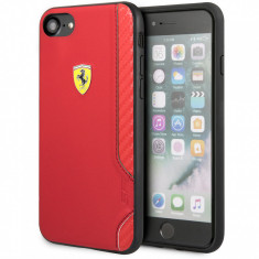 Husa TPU Ferrari On Track pentru Apple iPhone 7 / Apple iPhone 8 / Apple iPhone SE (2020), Rosie FESITHCI8RE foto