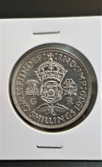 Marea Britanie 2 Shillings - George VI 1939, Ag. 500 UNC foto