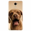 Husa silicon pentru Huawei Enjoy 7 Plus, Cute Yawning Puppy