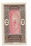Dahomey - Om catarandu-se intr-un palmier de ulei, 1913 - 2 C, neobliterat